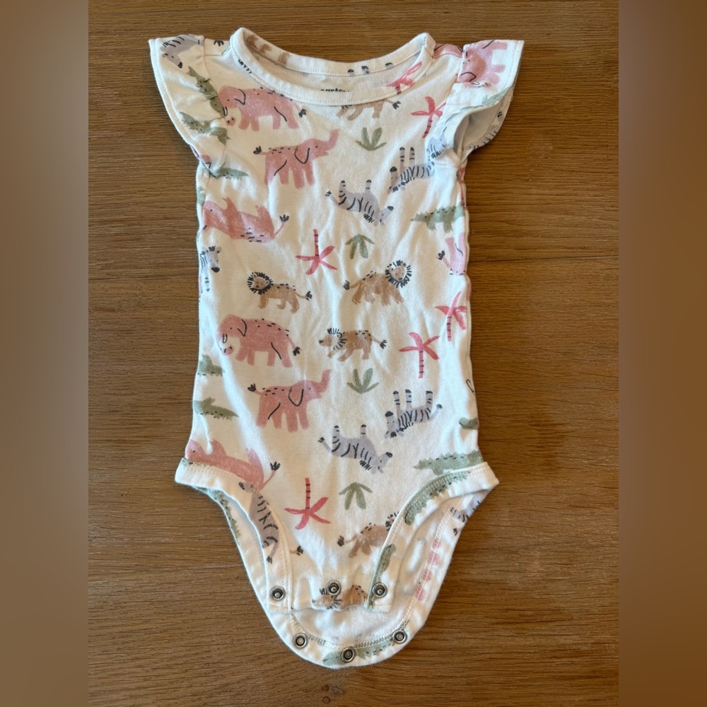 Animal Print Kids One Piece